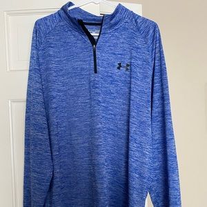 Under Armour 1/4 zip pullover. Only worn a few times, great condition.